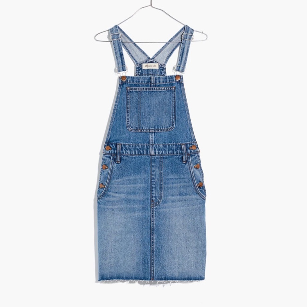 madewell overall dress